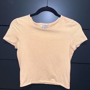 Yellow Checkered Top
